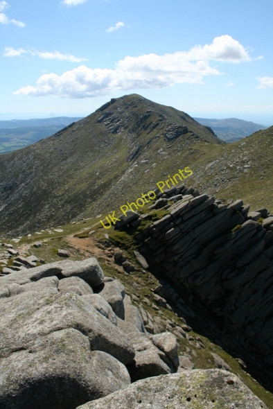 Photo 6"x4" Goat Fell seen from Mullach Buidhe Corrie\/NS0243 c2008
