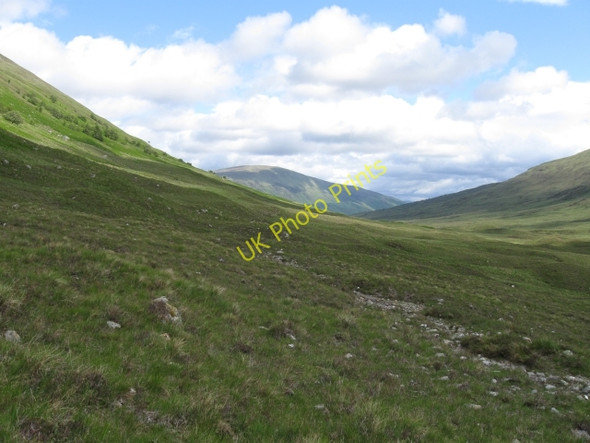 Photo 6"x4" Towards Glen Loy from Gleann Suileag (just over watershed) Monadh Beag\/NN0486 c2008