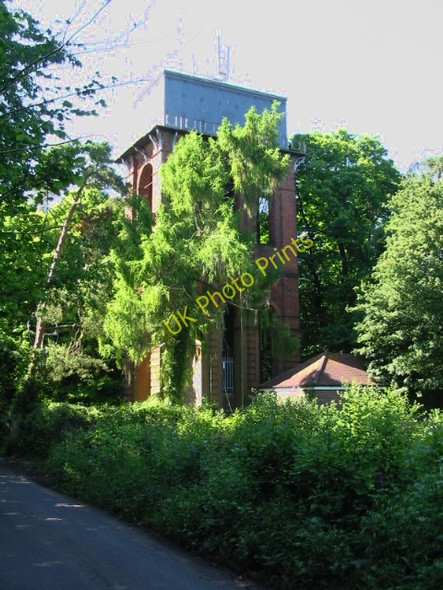Photo 6"x4" View of the water tower in Woodlands Wood Ileden c2008