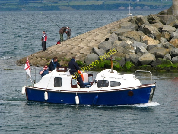 Photo 6"x4" Royal Navy boat, Bangor harbour Bangor\/J5081 c2008