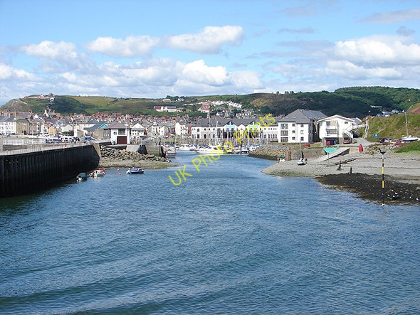 Photo 6"x4" Entrance to Aberystwyth Harbour Aberystwyth c2008