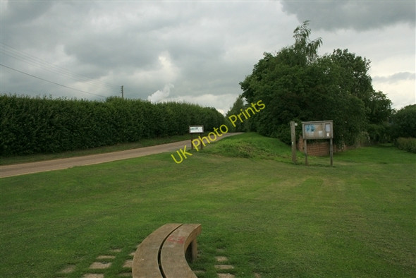 Photo 6"x4" Parish noticeboard, Church Laneham Church Laneham c2008