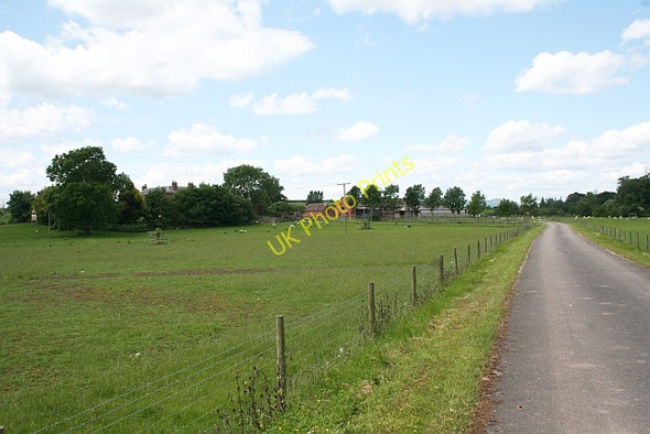 Photo 6"x4" Elevated driveway to Hillworth Farm Longdon\/SO8336 c2008