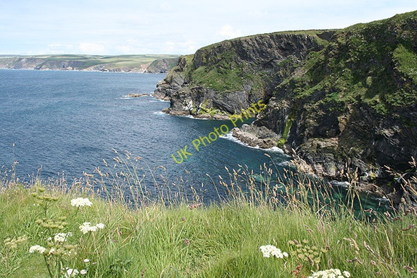 Photo 6"x4" St Endellion: above Cartway Cove, Port Gaverne Port Gaverne c2008