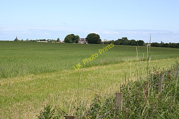 Photo 6"x4" Fields near Bellie Kirkyard Bogmoor c2008