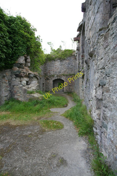 Photo 6"x4" Upper level (east), Old Castle Lachlan Garbhallt c2008