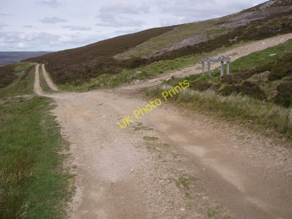 Photo 6"x4" Track Junction Carn Leacan Sleamhuinn c2008