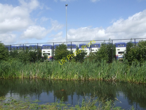 Photo 6"x4" West Midlands Travel Depot beside the Wyrley and Essington Canal Bloxwich c2008