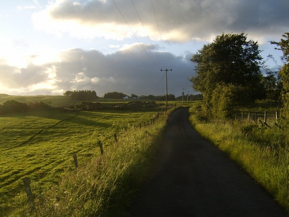 Photo 6"x4" Heading north towards East Muirhouses Bearsden c2008