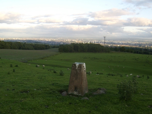 Photo 6"x4" Trig point at the Muirhouses Duntocher c2008
