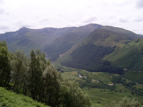 Photo 6"x4" Glen Nevis from Ben Nevis climb Fort William\/An Gearasdan c2008