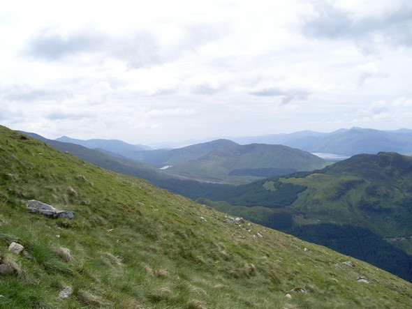 Photo 6"x4" Looking towards Glen Coe from the Ben Nevis climb Lochan Meall an t-Suidhe c2008