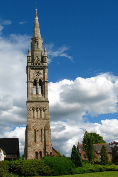 Photo 6"x4" Spire of St Colmcille's, Holywood [2] Holywood\/J3979 c2008