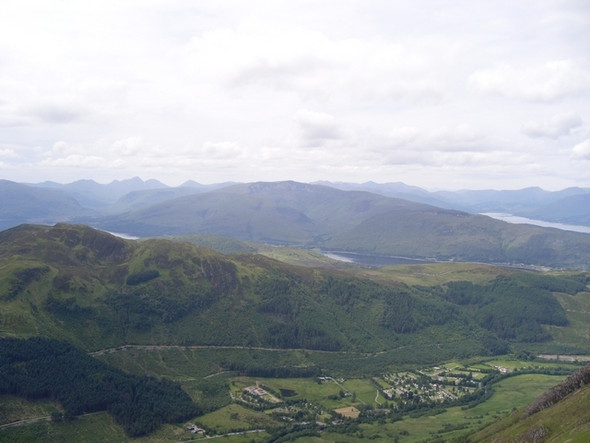 Photo 6"x4" Glen Nevis from the Ben Lochan Meall an t-Suidhe c2008