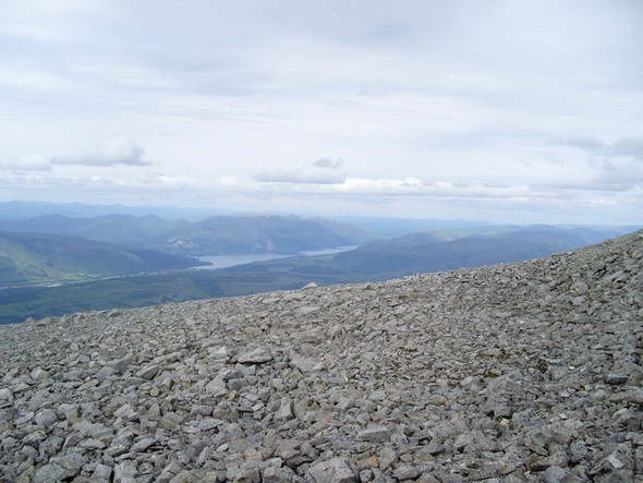 Photo 6"x4" View to Loch Lochy from Ben Nevis Ben Nevis c2008