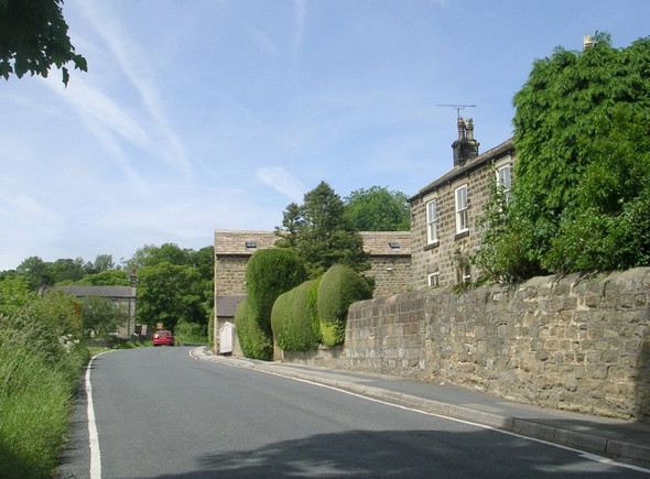 Photo 6"x4" Hill Foot Lane Daw Cross c2008