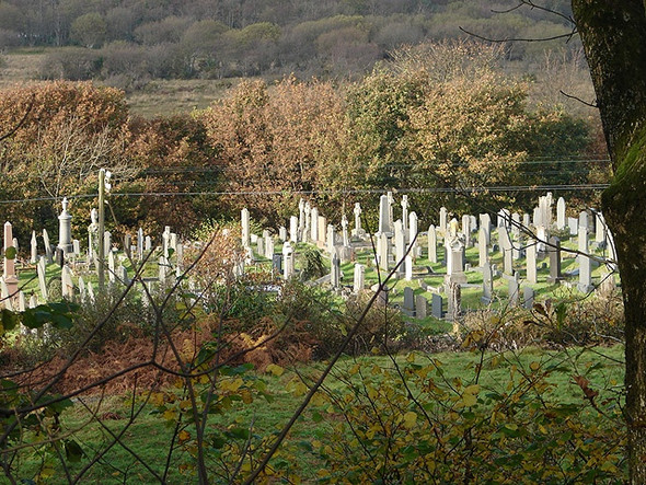 Photo 6"x4" Cemetery near Minffordd Minffordd\/SH5938 c2007