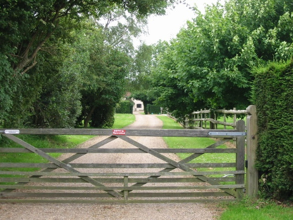 Photo 6"x4" Gated driveway to house on Ridge Row Ridge Row c2008