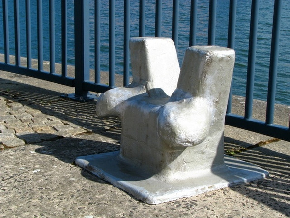 Photo 6"x4" Mooring post, Albert Quay, Belfast Belfast c2008