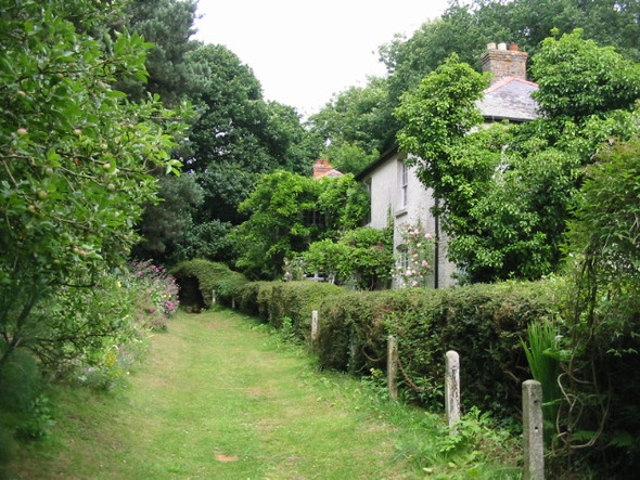 Photo 6"x4" View along footpath from Fleming Road to Coombe Lane Coombe\/TR2957 c2008