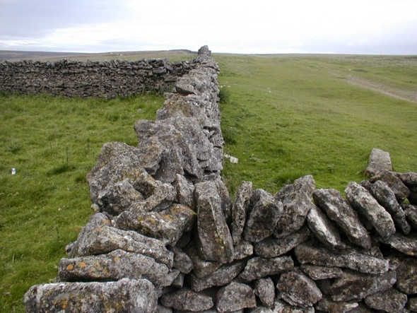Photo 6"x4" Wall Junction, Hambleton Street Kepwick c2008
