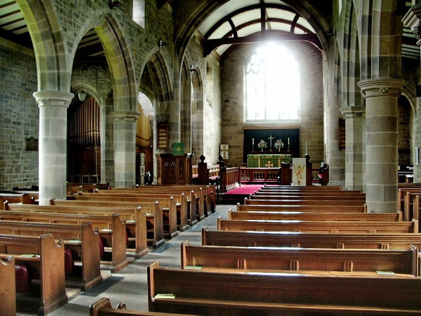 Photo 6"x4" St Mark's Church, Natland, Interior Natland c2008
