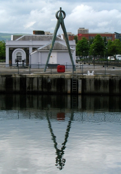 Photo 6"x4" Sculpture, Clarendon Dock, Belfast Belfast c2008
