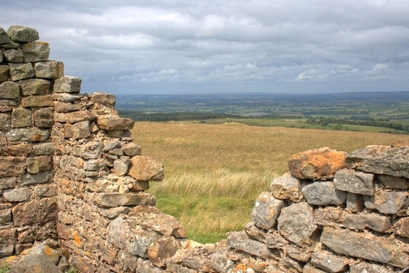 Photo 6"x4" Ruin, Gayles Moor Dalton\/NZ1108 c2008