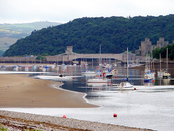 Photo 6"x4" Afon Conwy Conwy c2008