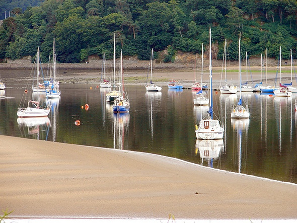 Photo 6"x4" Moorings in the Conwy Conwy c2008