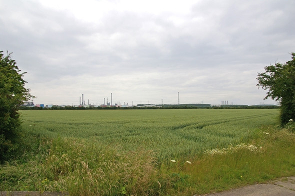 Photo 6"x4" Looking NW from Marsh Lane North Killingholme c2008