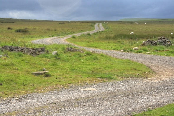 Photo 6"x4" Track, Gayles Moor Dalton\/NZ1108 c2008