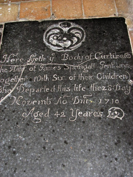 Photo 6"x4" The church of Our Lady and St Margaret - C18 ledger slab Calthorpe\/TG1831 c2007