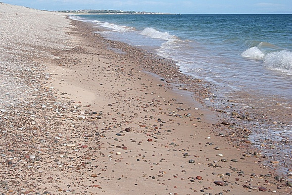Photo 6"x4" Spey Bay Beach Boar's Head Rock c2008