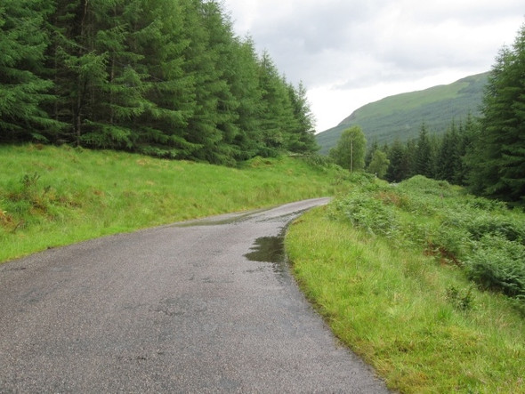 Photo 6"x4" Looking down Glen Orchy, B8074 Allt Barr Mhin c2008