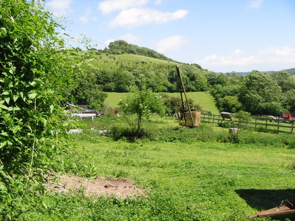 Photo 6"x4" The Alkham Valley in early summer Ewell Minnis c2008