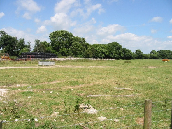 Photo 6"x4" Looking N towards Lord's Wood Ewell Minnis c2008