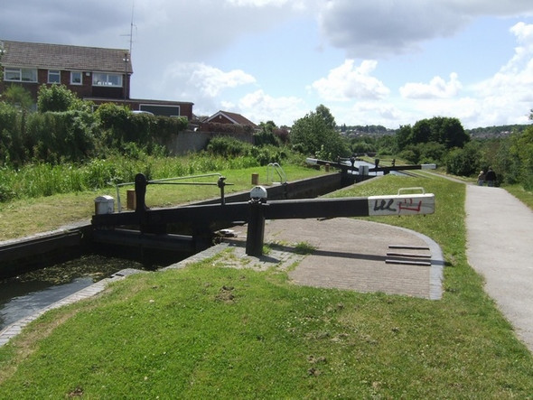 Photo 6"x4" Stourbridge Canal, Lock No.15 Buckpool\/SO8986 c2008