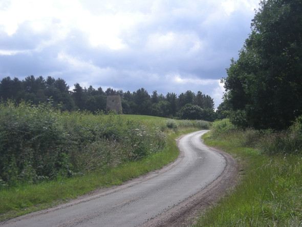 Photo 6"x4" Winding lane beside the old windmill Greensforge c2008
