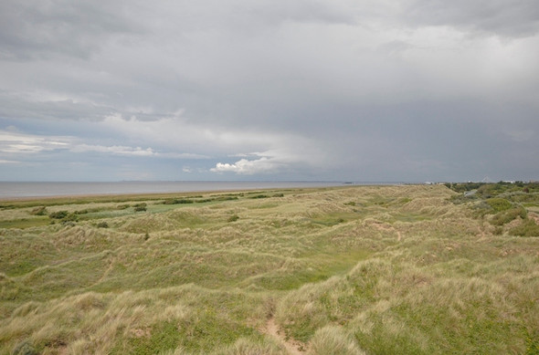 Photo 6"x4" Ainsdale dunes and the velvet trail Hillside\/SD3214 c2008