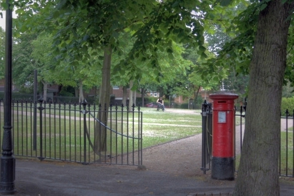 Photo 6"x4" Post Box, The Park Nottingham\/SK5641 c2008