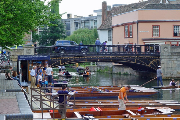 Photo 6"x4" Magdalene Street Bridge, River Cam Cambridge\/TL4658 c2008