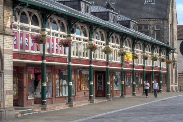 Photo 6"x4" Darlington Market Hall Darlington c2008