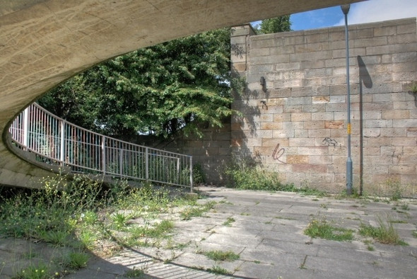 Photo 6"x4" Access Ramp to Bridge Port Clarence c2008