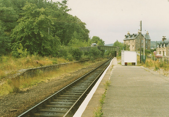 Photo 6"x4" Stromeferry station in 1987 Strome Ferry c1987