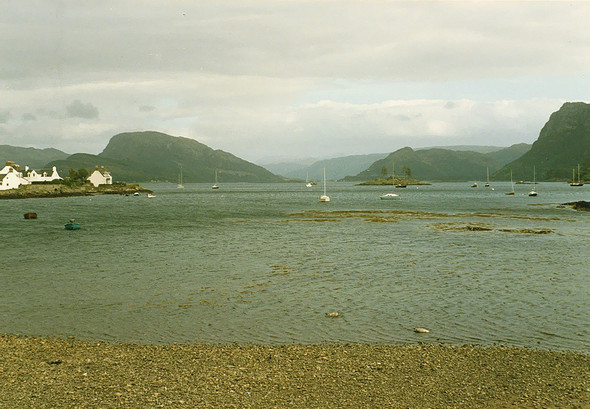 Photo 6"x4" Plockton harbour Plockton\/Am Ploc c1987