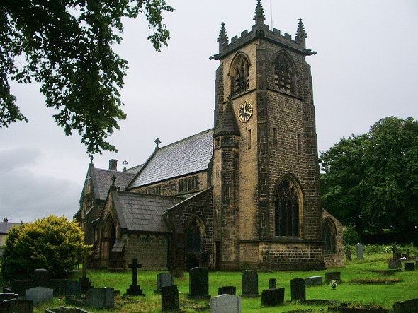 Photo 6"x4" The Parish Church of St Thomas, Sutton in Craven Cross Hills\/SE0044 c2008
