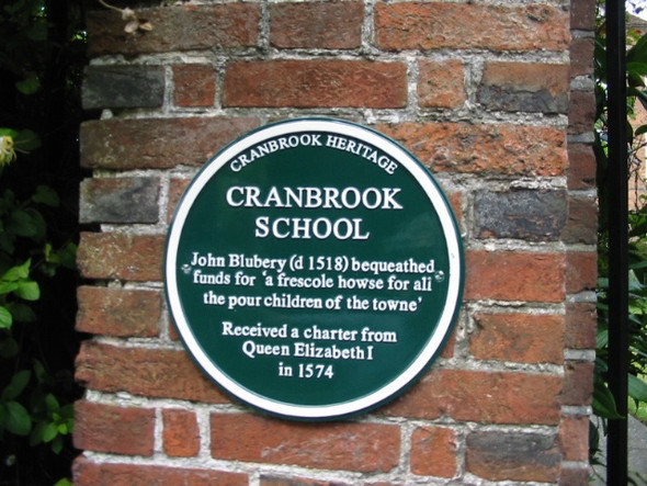 Photo 6"x4" Plaque for Cranbrook School Cranbrook\/TQ7736 c2008