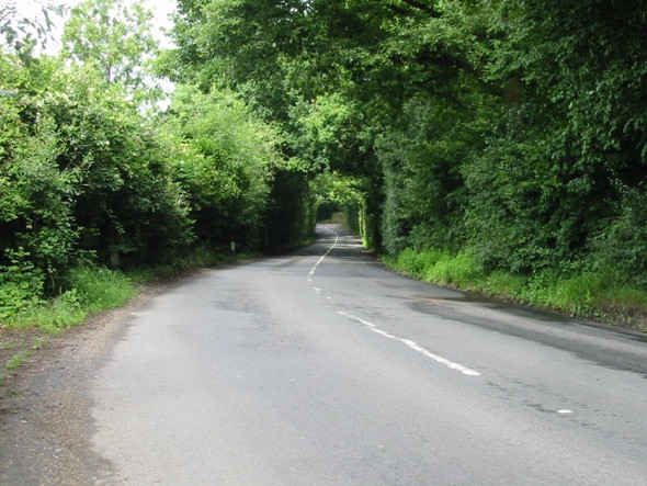 Photo 6"x4" View along the B2086 Mounts Hill Crit Hall c2008