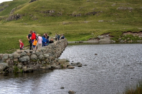Photo 6"x4" Rest and Viewing Gallery at Stickle Tarn Stickle Tarn c2008